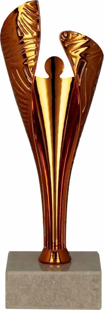 Bronze goblet made of plastic 16 cm