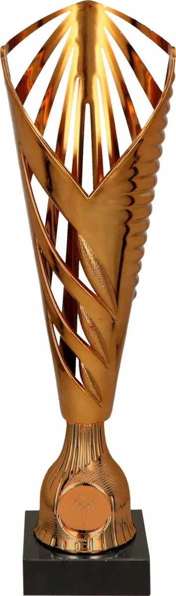 Pokal in bronze aus Kunststoff 30 cm