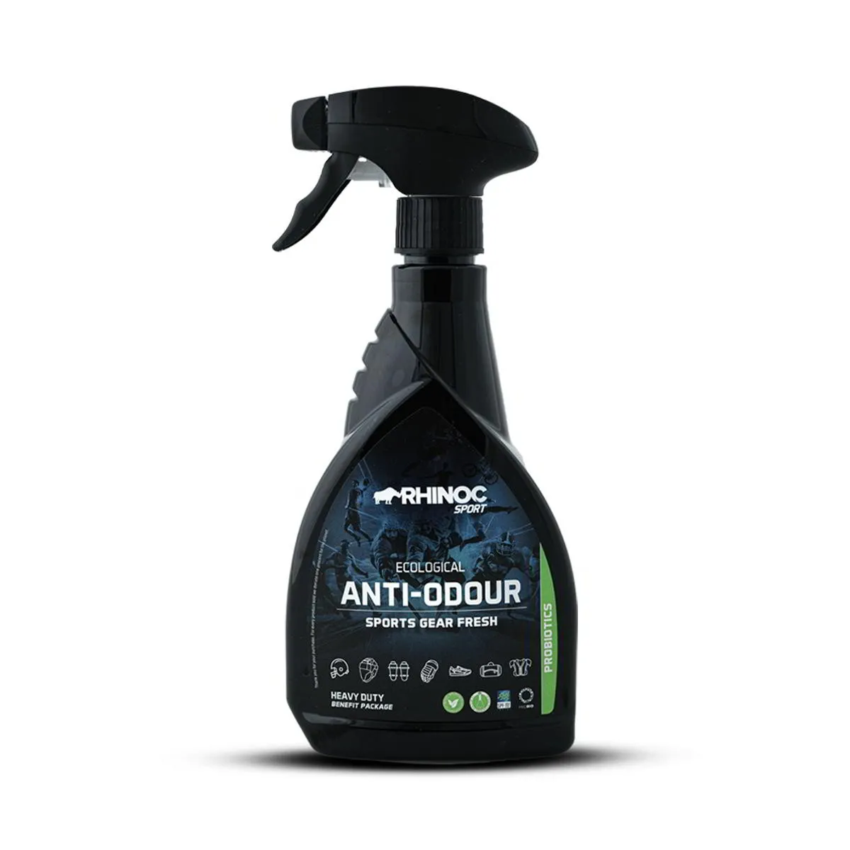 RHINOC Sport Gear Fresh Spray, 500 ml, Anit Odour destructeur d odeurs