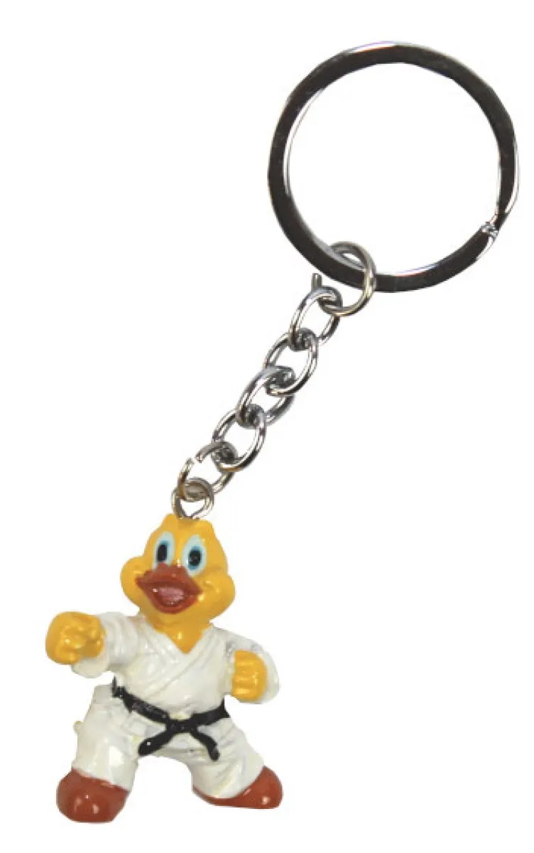 Budo duck keyring pendant