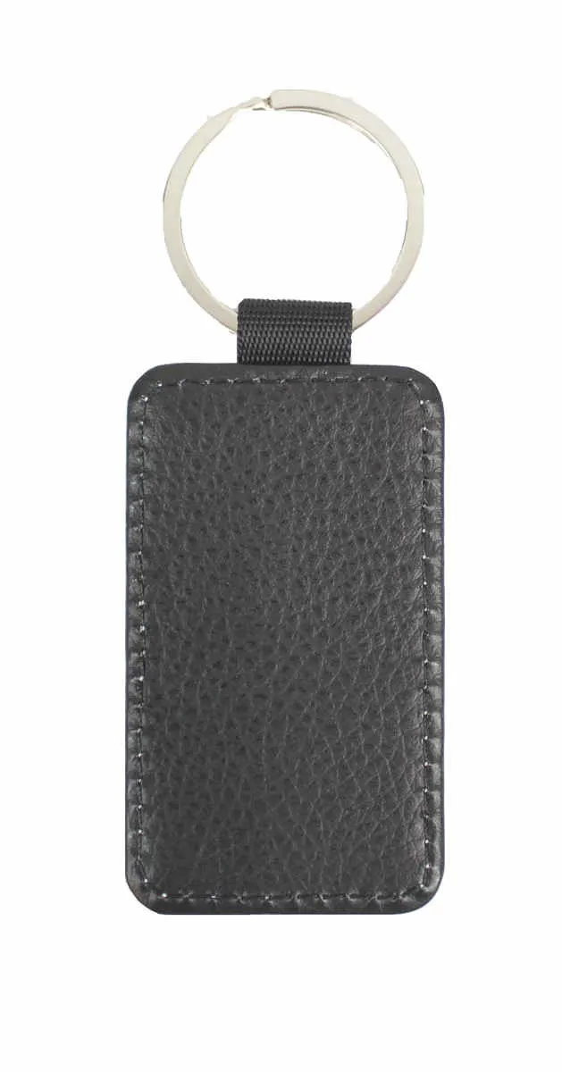 Leatherette key fob with your own logo