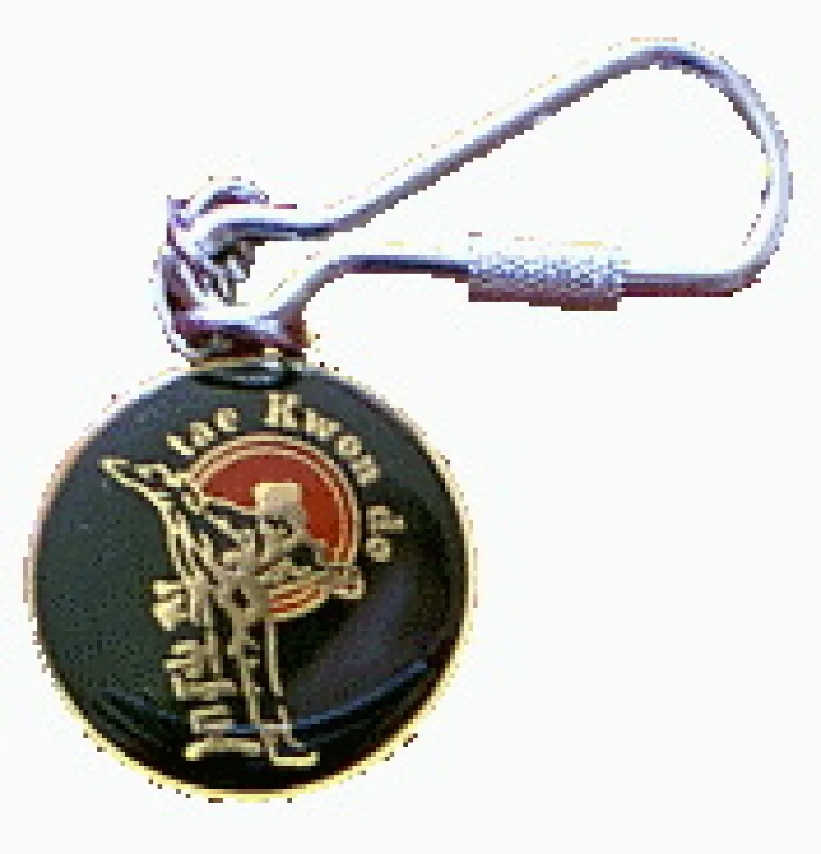 Taekwondo keyring pendant
