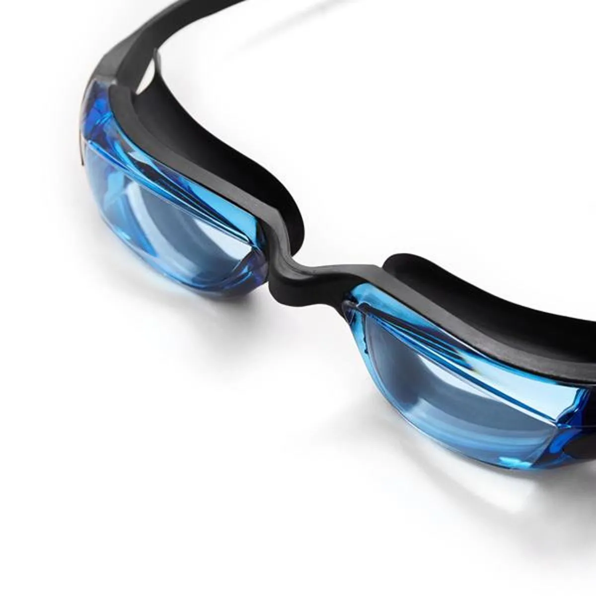 Swimming goggles Nils Aqua junior black blue