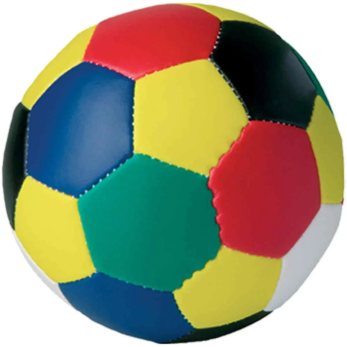 Mini football coloured softball