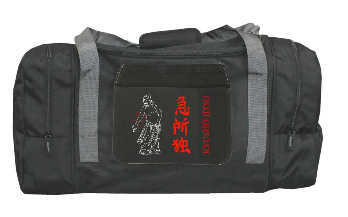 Bolsa de deporte Kyusho Jitsu, 4 compartimentos, 60x27x30 cm