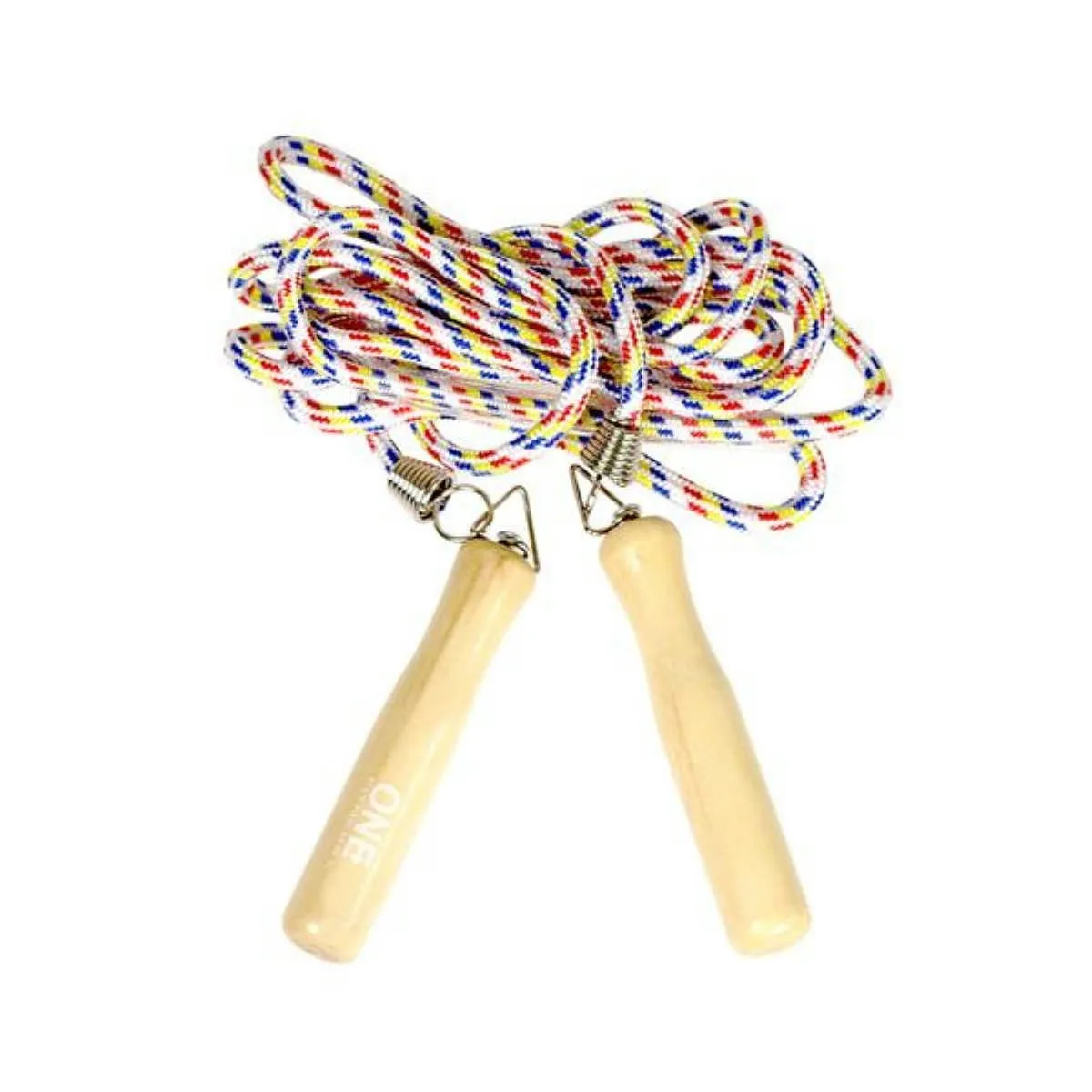 Standard skipping rope with wooden handles