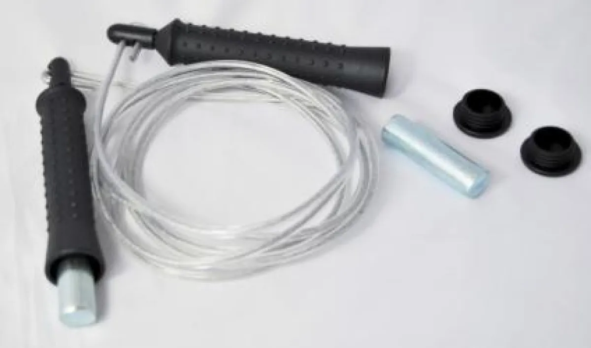 Jump rope with steel core