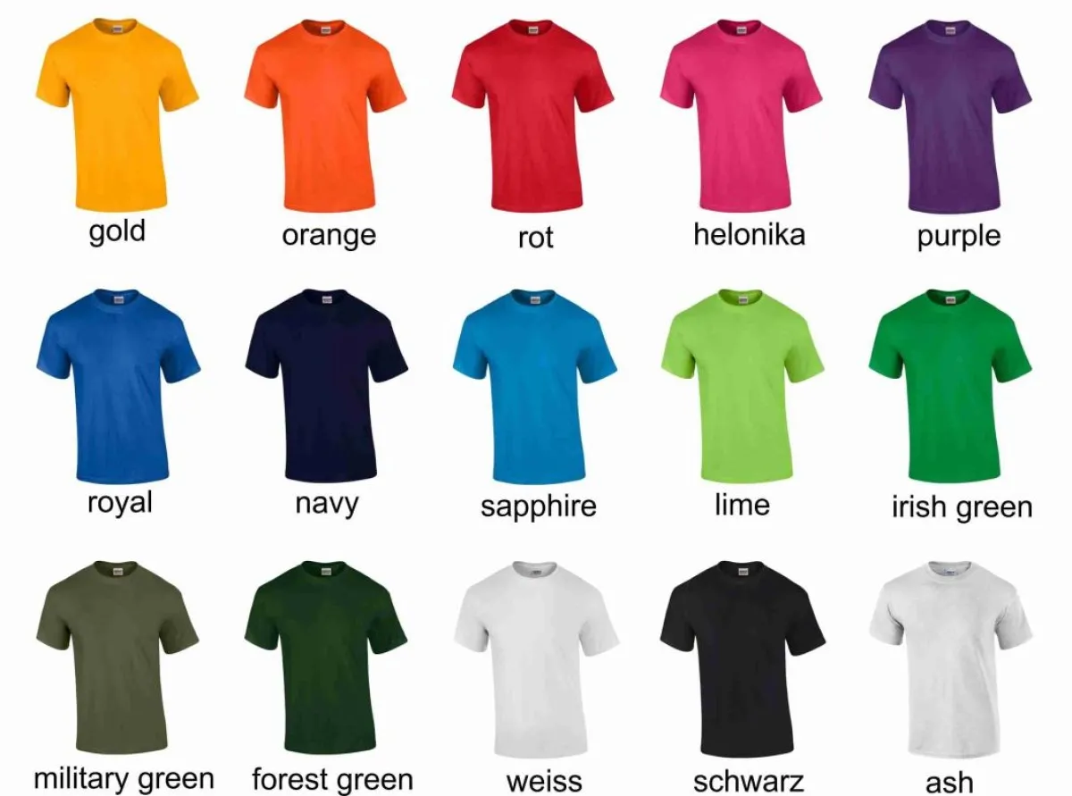 T-Shirt Karate Kanji Schriftzeichen verschiedene Farben