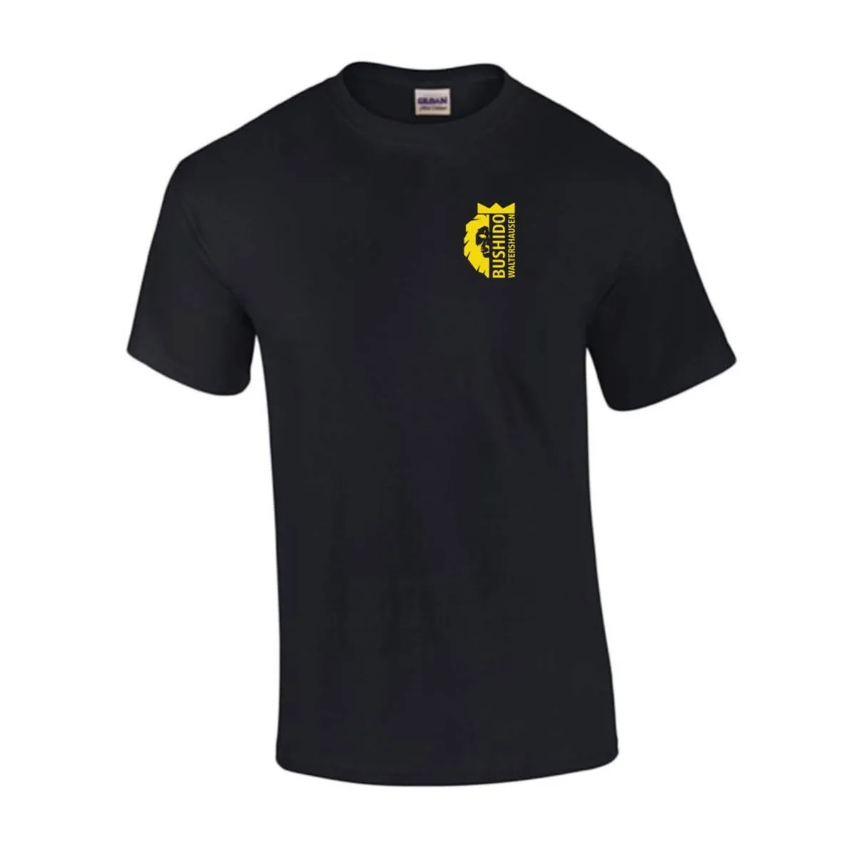 T-Shirt Bushido Waltershausen noir logo poitrine