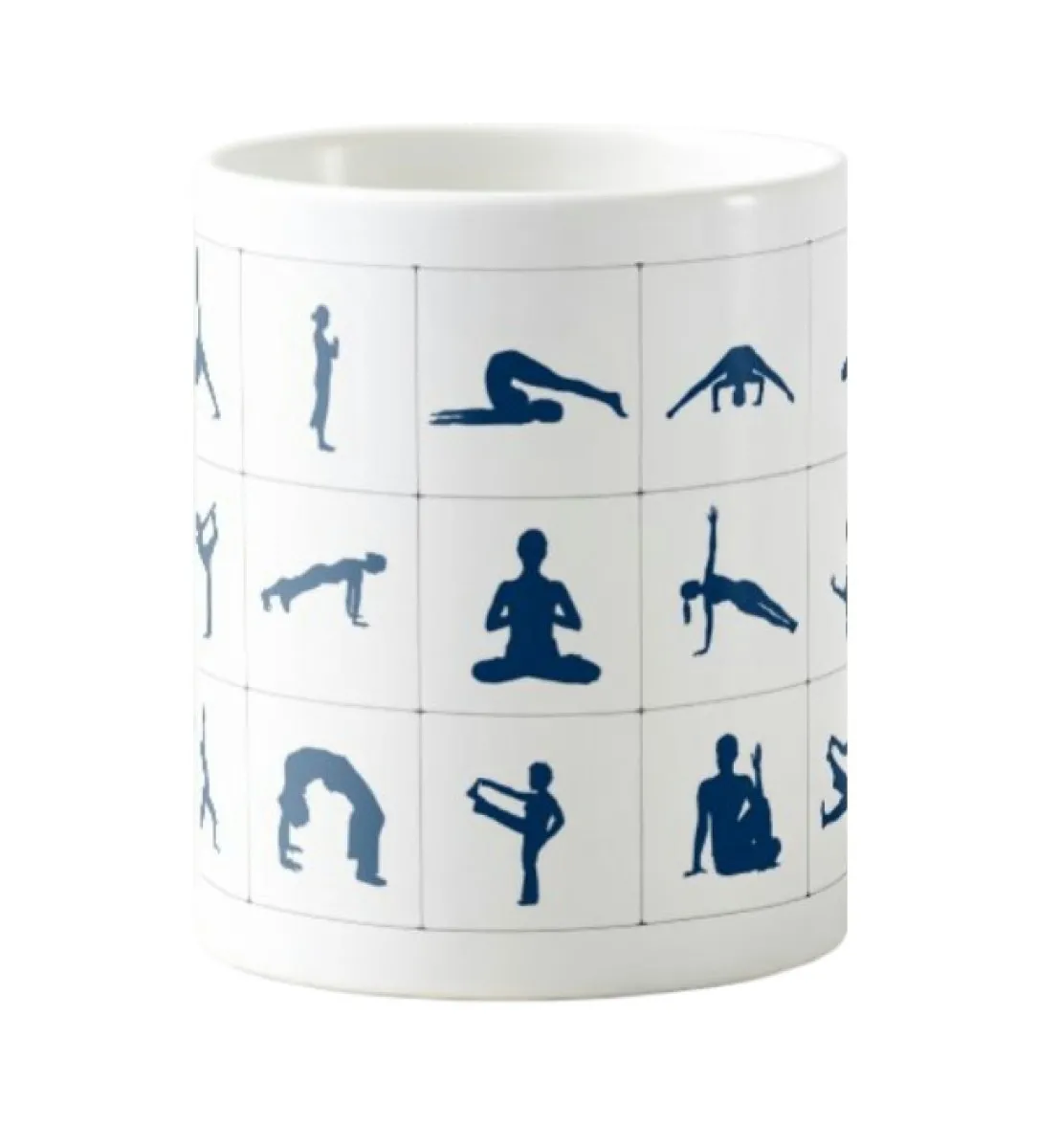 Becher - Kaffeetasse - Tasse Yoga Übungen