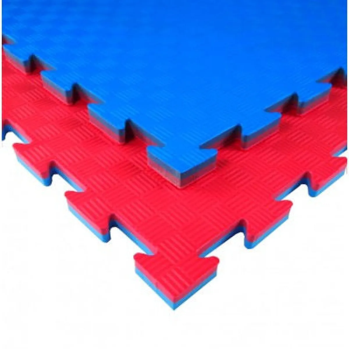 Tapis d arts martiaux Tatami TK20X bleu/rouge 100 cm x 100 cm x 2,1 cm