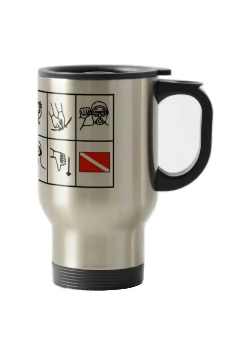 Thermo mug To Go motif Diving sign