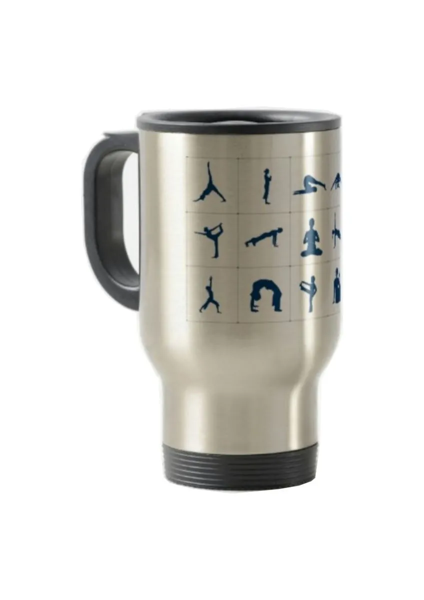 Thermo Mug To Go motif yoga exercises