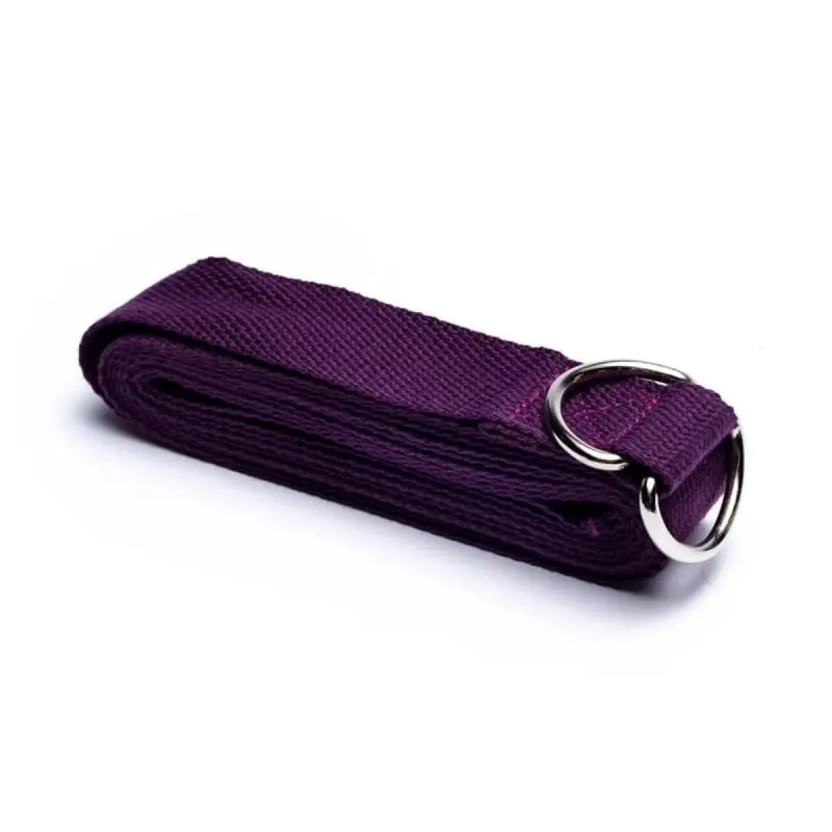 Yoga belt/yoga strap purple 250x3 cm