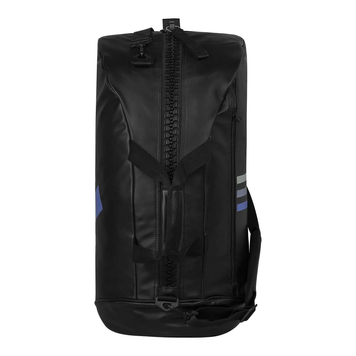 adidas sports bag - mochila deportiva imitación cuero negro/blanco
