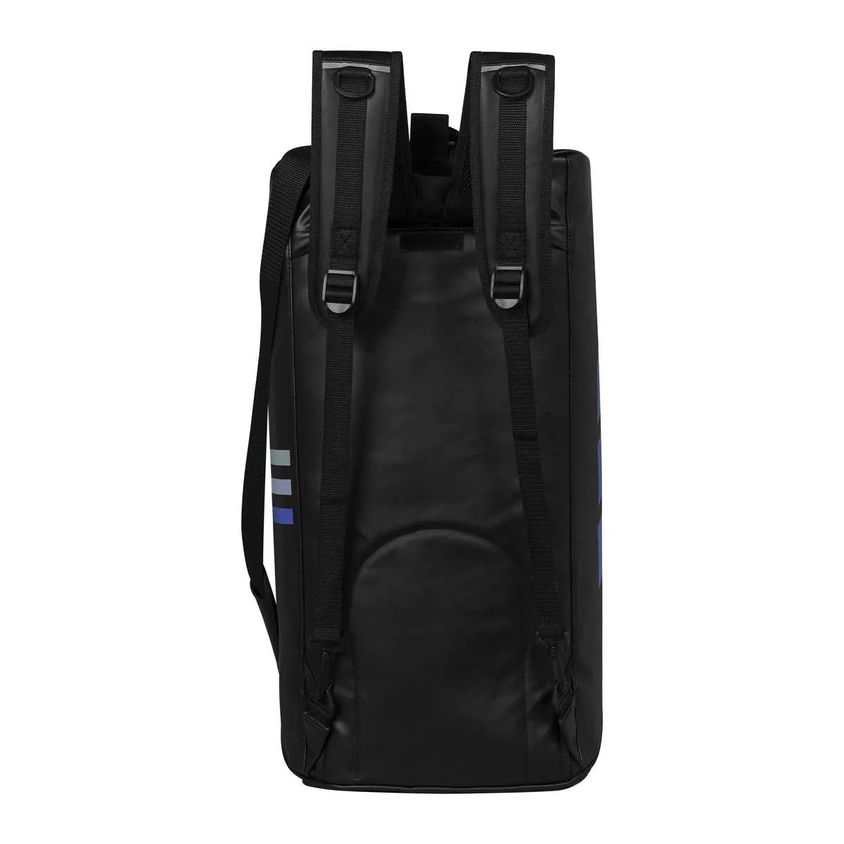adidas sports bag - mochila deportiva imitación cuero negro/blanco