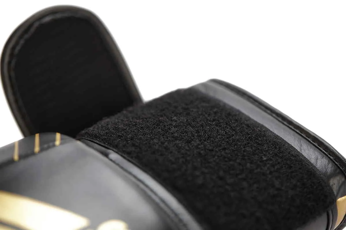 Gants de boxe adidas Competition cuir noir|or