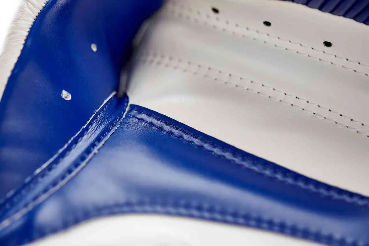 Gants de boxe adidas Speed 165 cuir bleu royal|blanc 10 OZ