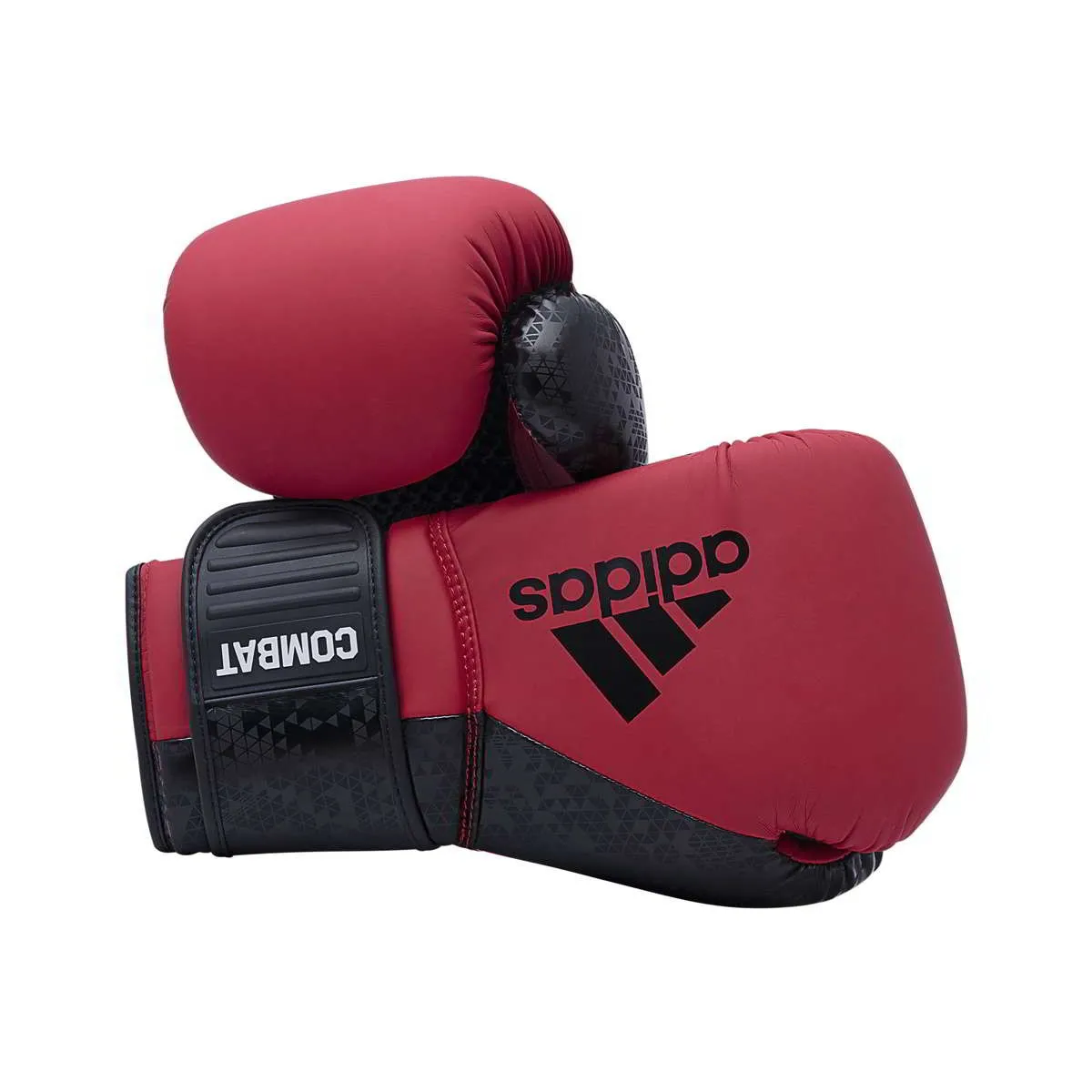 adidas Combat 50 boxing gloves red