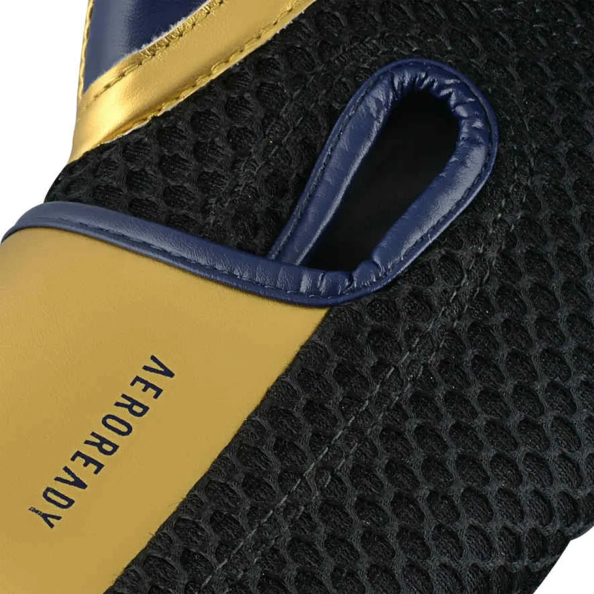 Gants de boxe adidas Hybrid 150 bleu marine/or