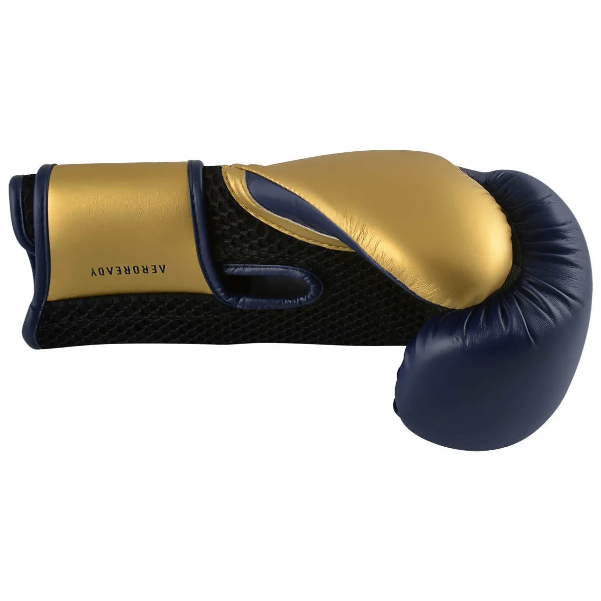 Guantes de boxeo adidas Hybrid 150 azul marino/oro