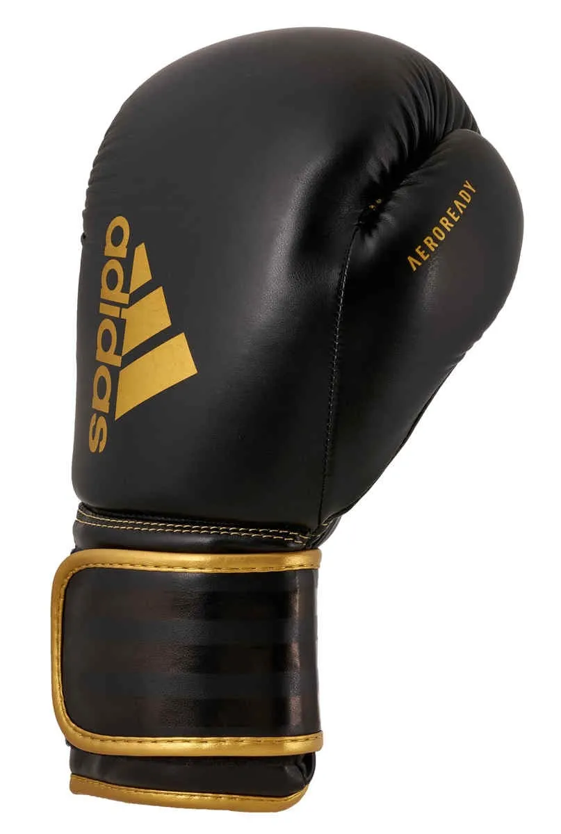 Guantes de boxeo adidas Hybrid 80 negro-oro