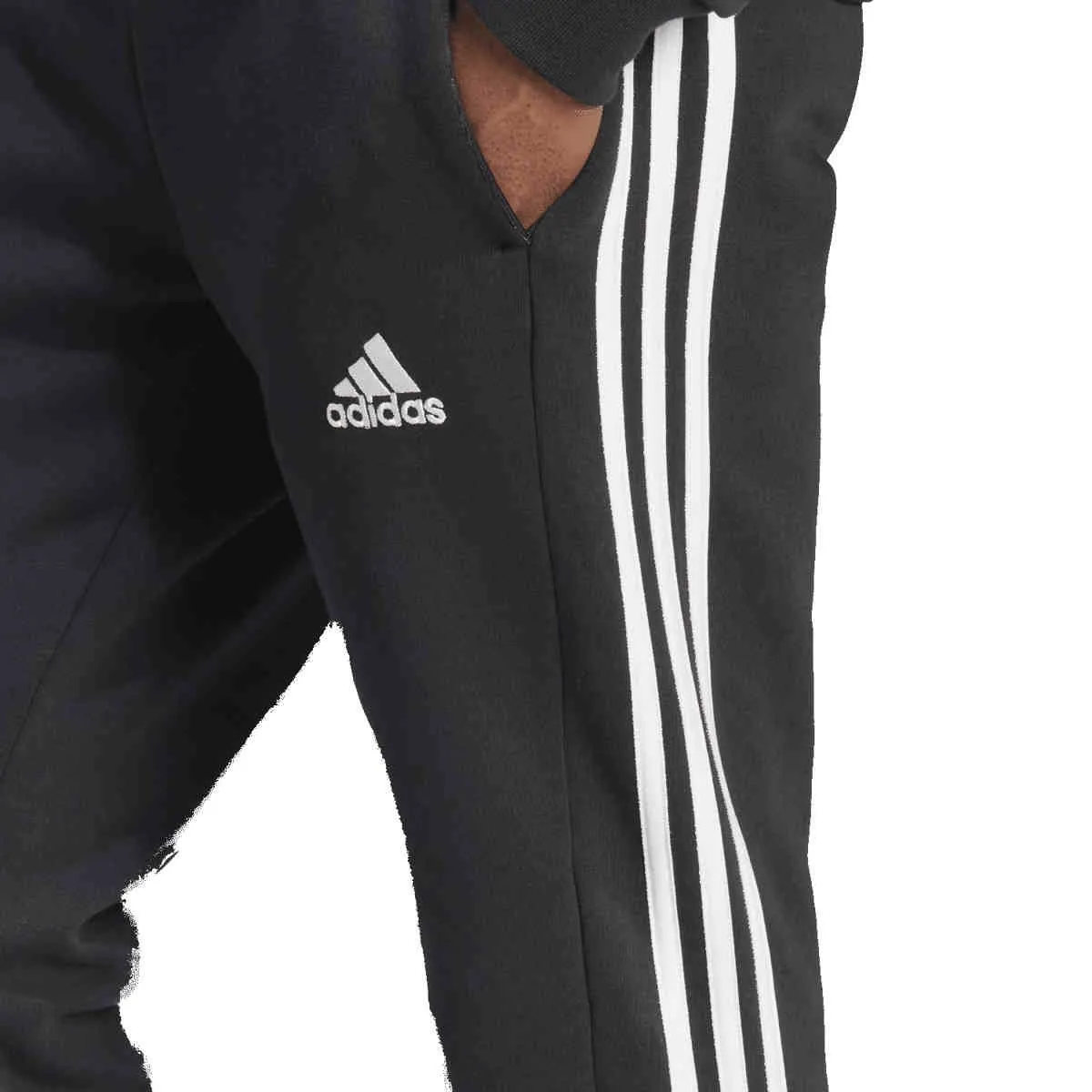 adidas Jogginghose 3S schwarz slim fit