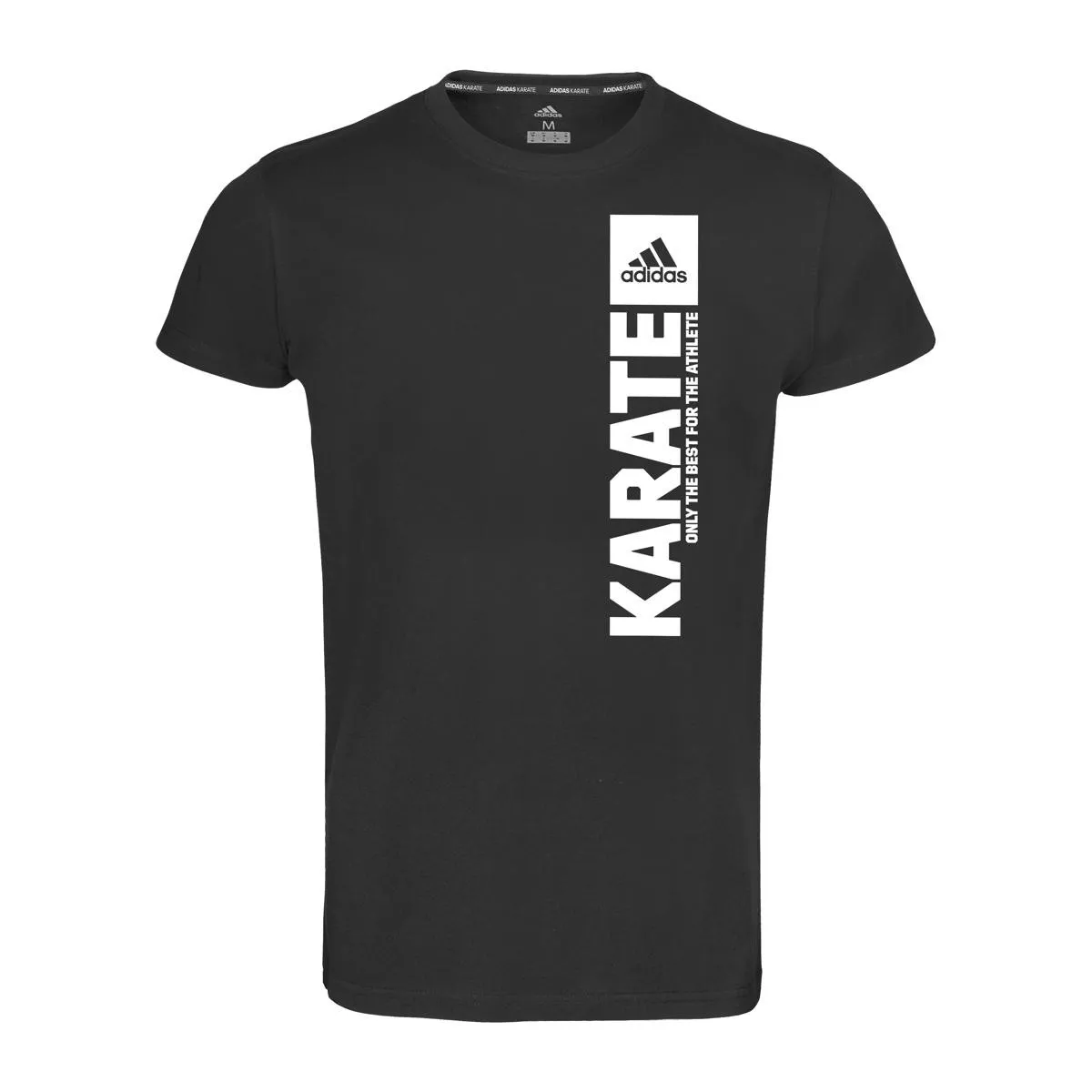 adidas Karate T-Shirt vertical schwarz