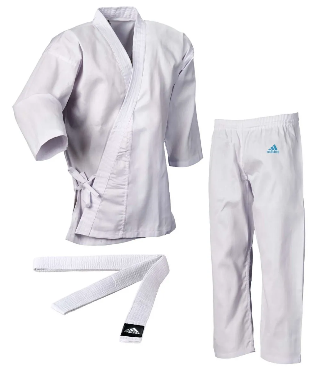Traje de karate adidas Basic con cinturón K200