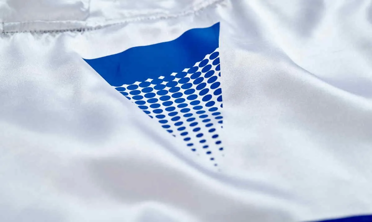 adidas Kickbox Shirt 100S blau | |weiß Rückenlogo