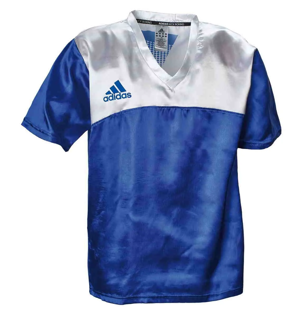 adidas Kickbox Shirt 100S blau | |weiß vorne