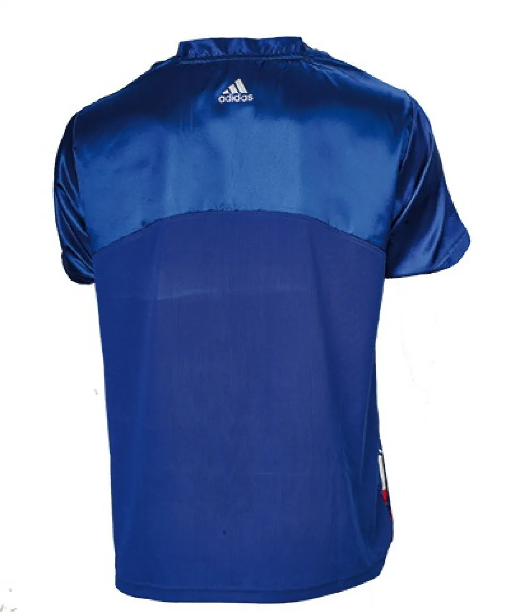 adidas Kickbox Shirt 300S blau | rot | weiß Rücken