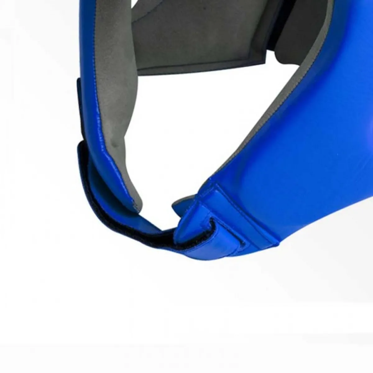 adidas head protection AIBA leather blue
