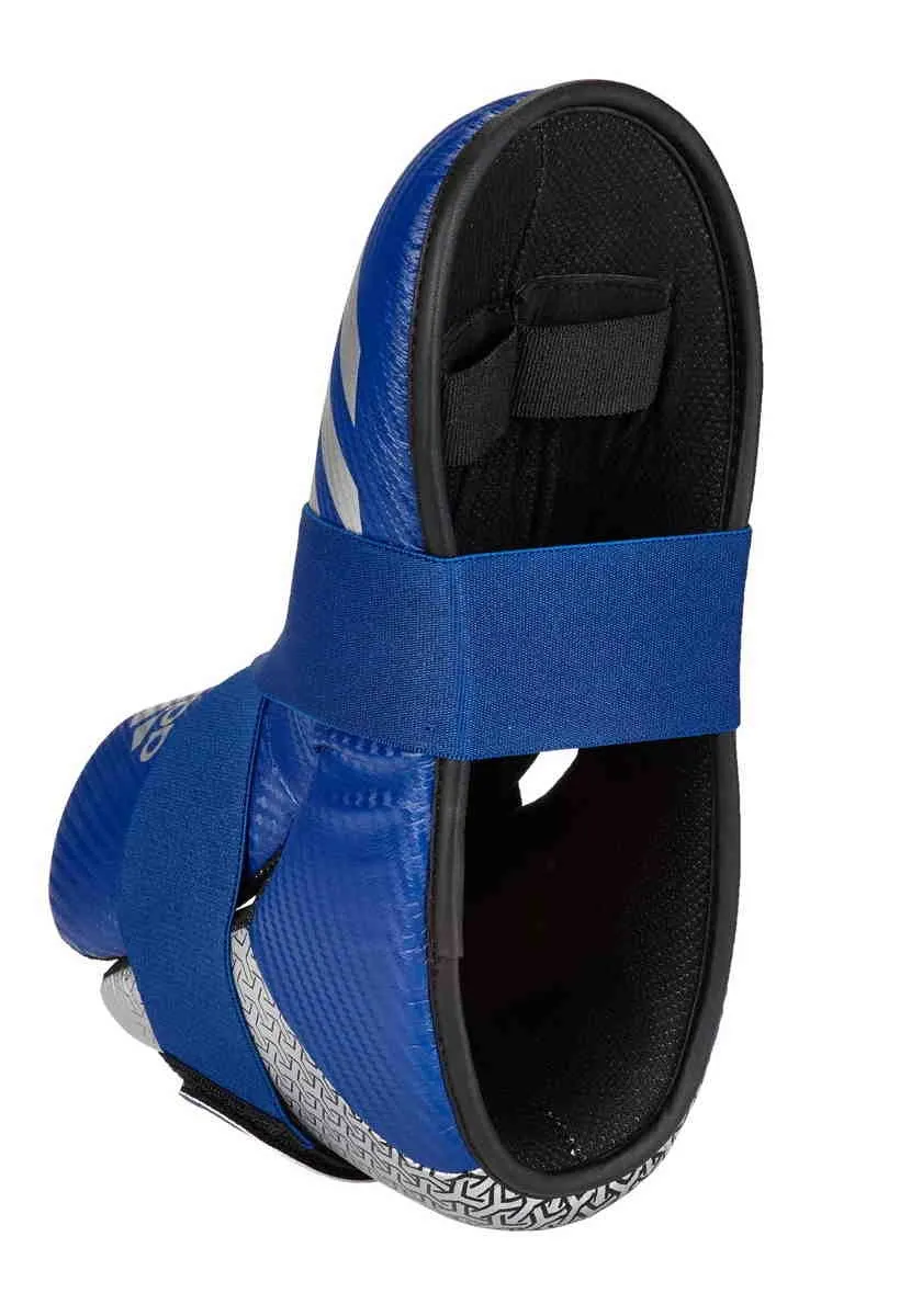 Protector de pie adidas Pro Kickboxing 300 azul|plata