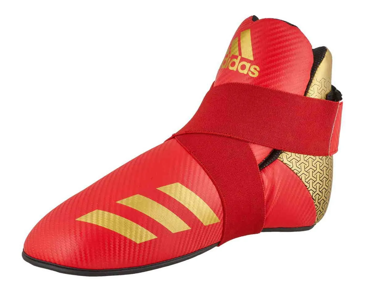 Protector de pie adidas Pro Kickboxing 300 rojo|dorado