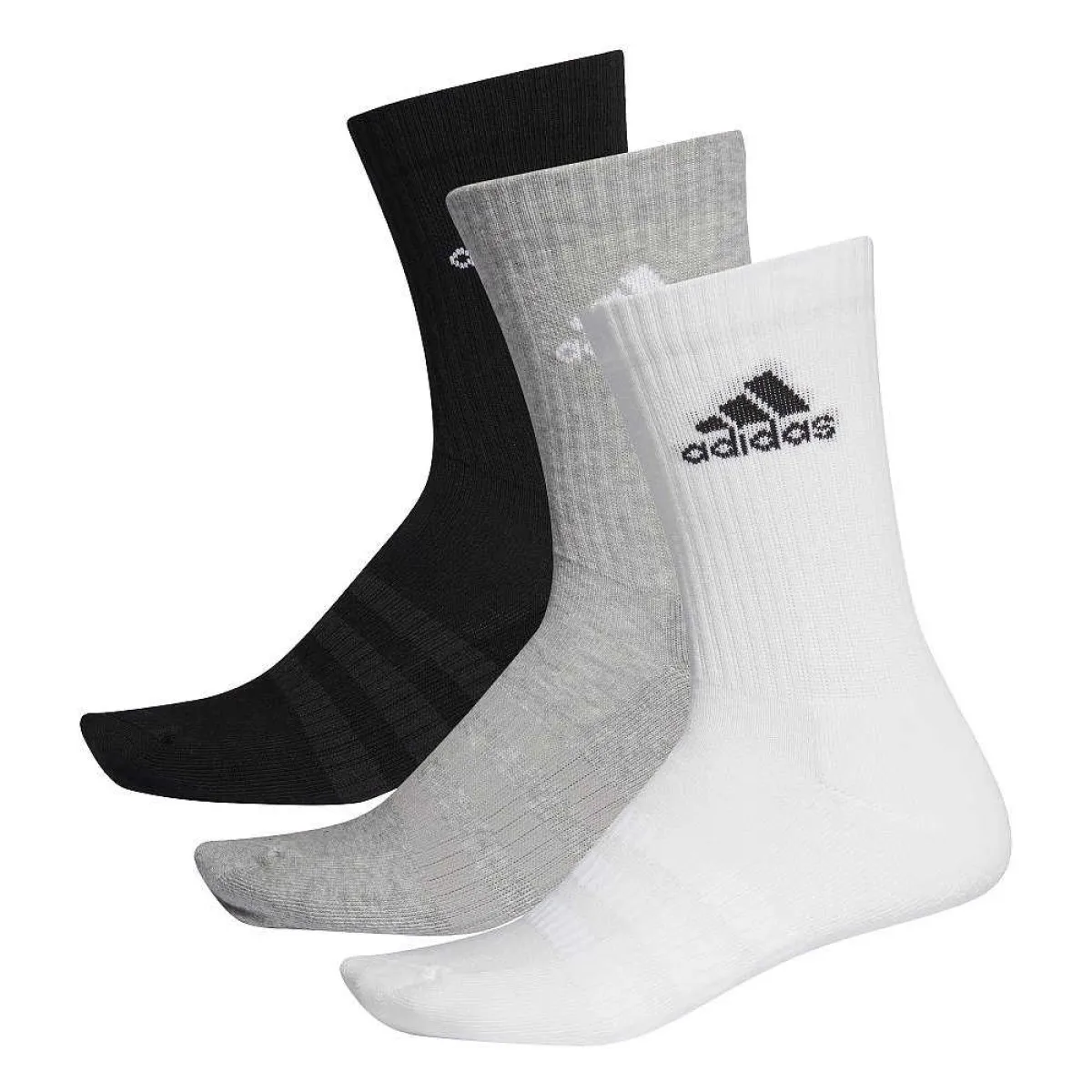 adidas 3-pack sports socks white/grey/black