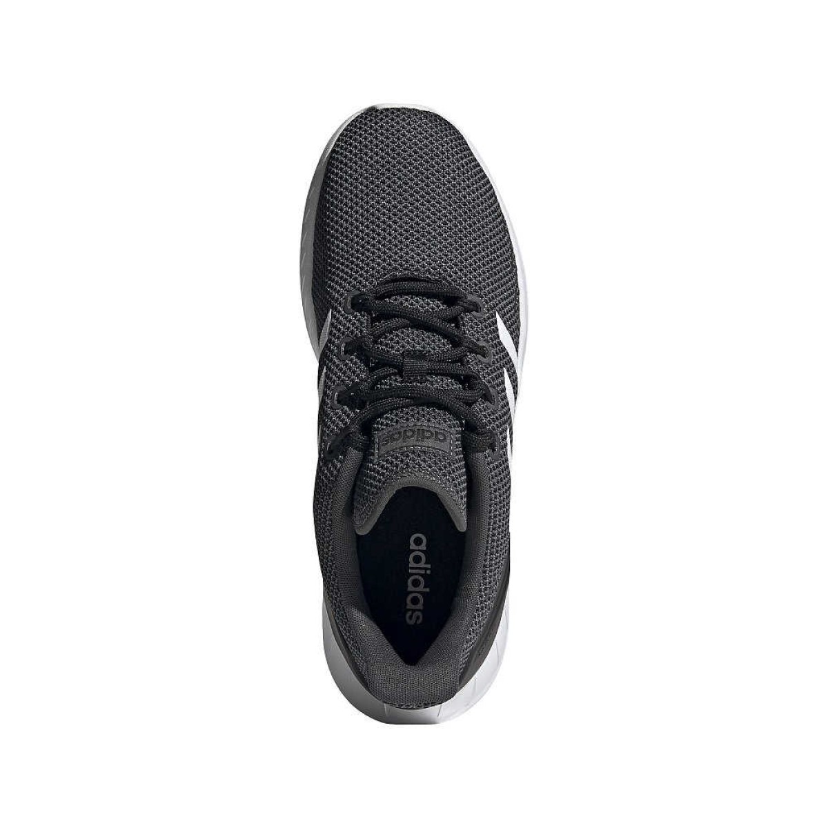 adidas Sportschuhe Questar schwarz mit weißen Streifen