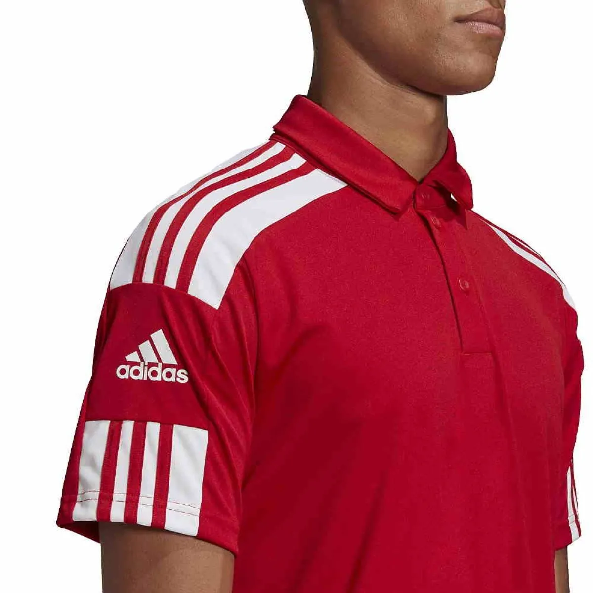 adidas Poloshirt Squadra 21 rot/weiß
