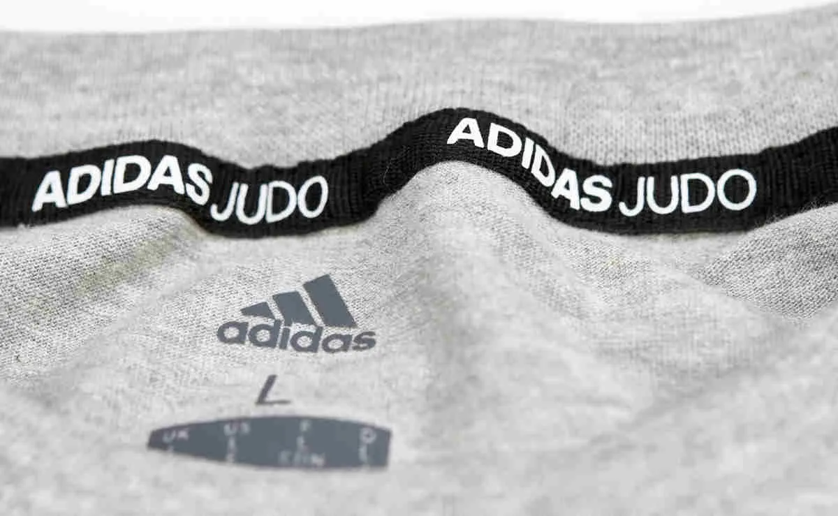 adidas T-Shirt Combat Sports Judo grau/schwarz