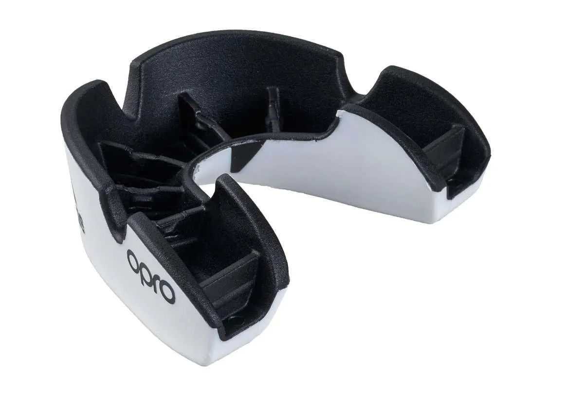 adidas Zahnschutz Opro Silver junior schwarz weiss | Mundschutz Gebißschutz