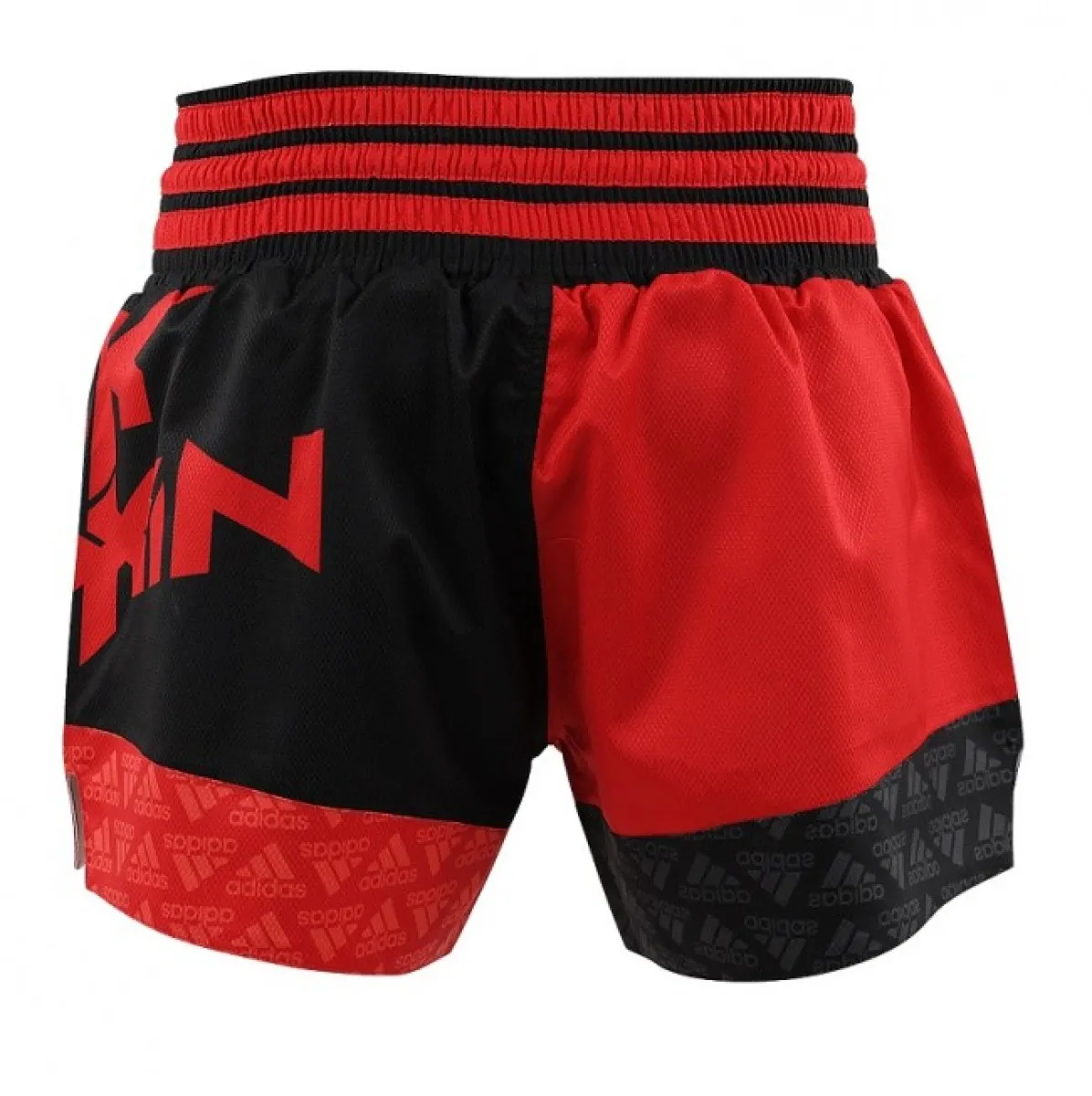 adidas Kickbox Short rot/schwarz Rückseite