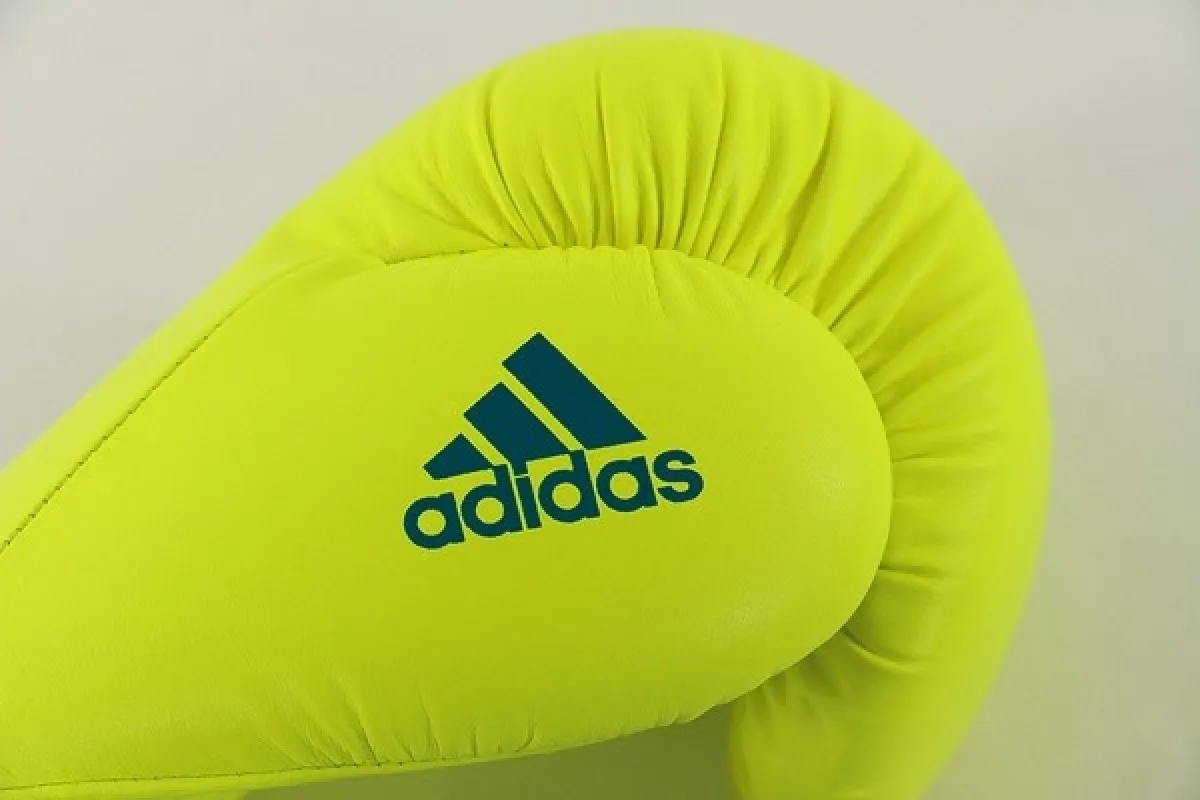 adidas Speed 50 yellow/blue boxing gloves