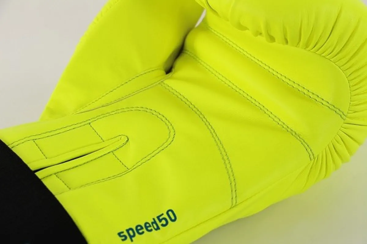 Gants de boxe adidas Speed 50 jaune/bleu