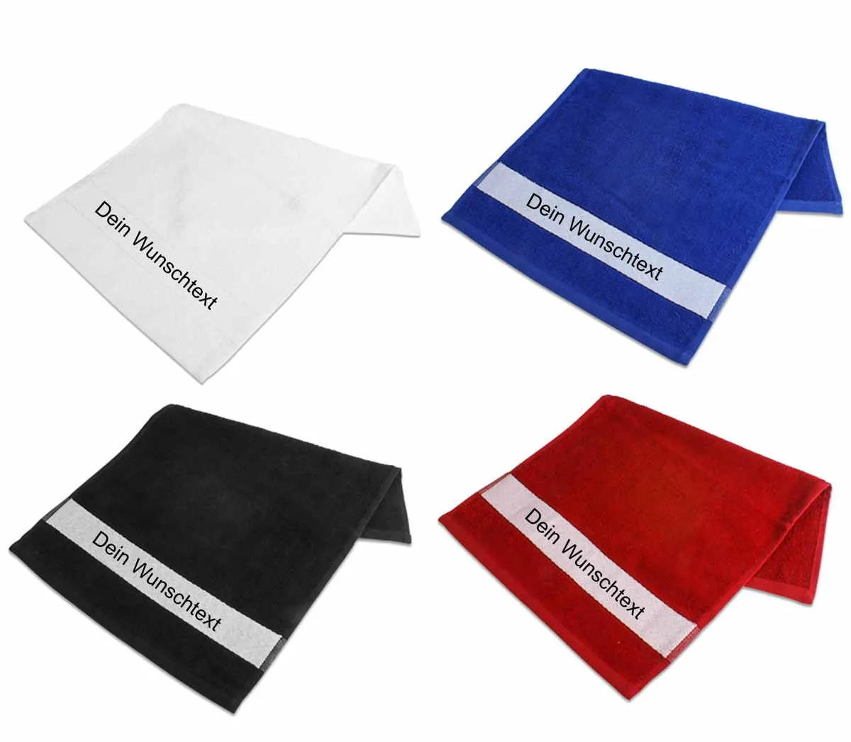 Guest towel printed with name or text of your choice