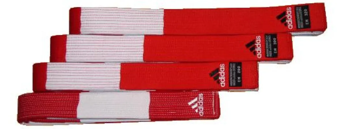 adidas belt red-white