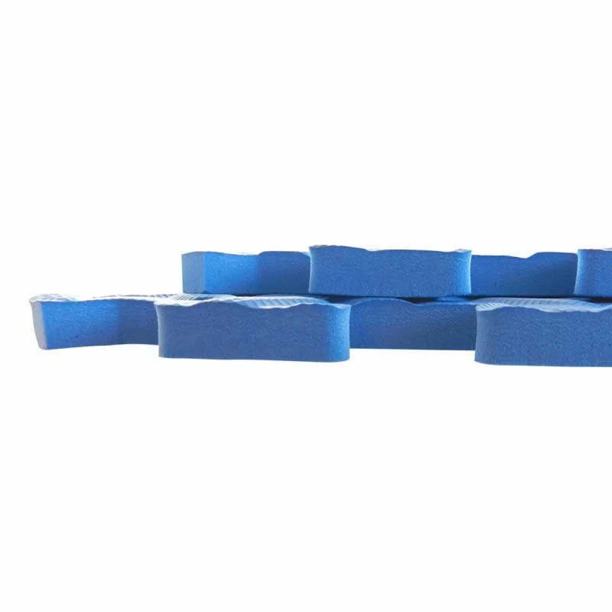 Matte Tatami Elypsenoptik 4er Set MI60J blau 60 x 60 x 1 cm