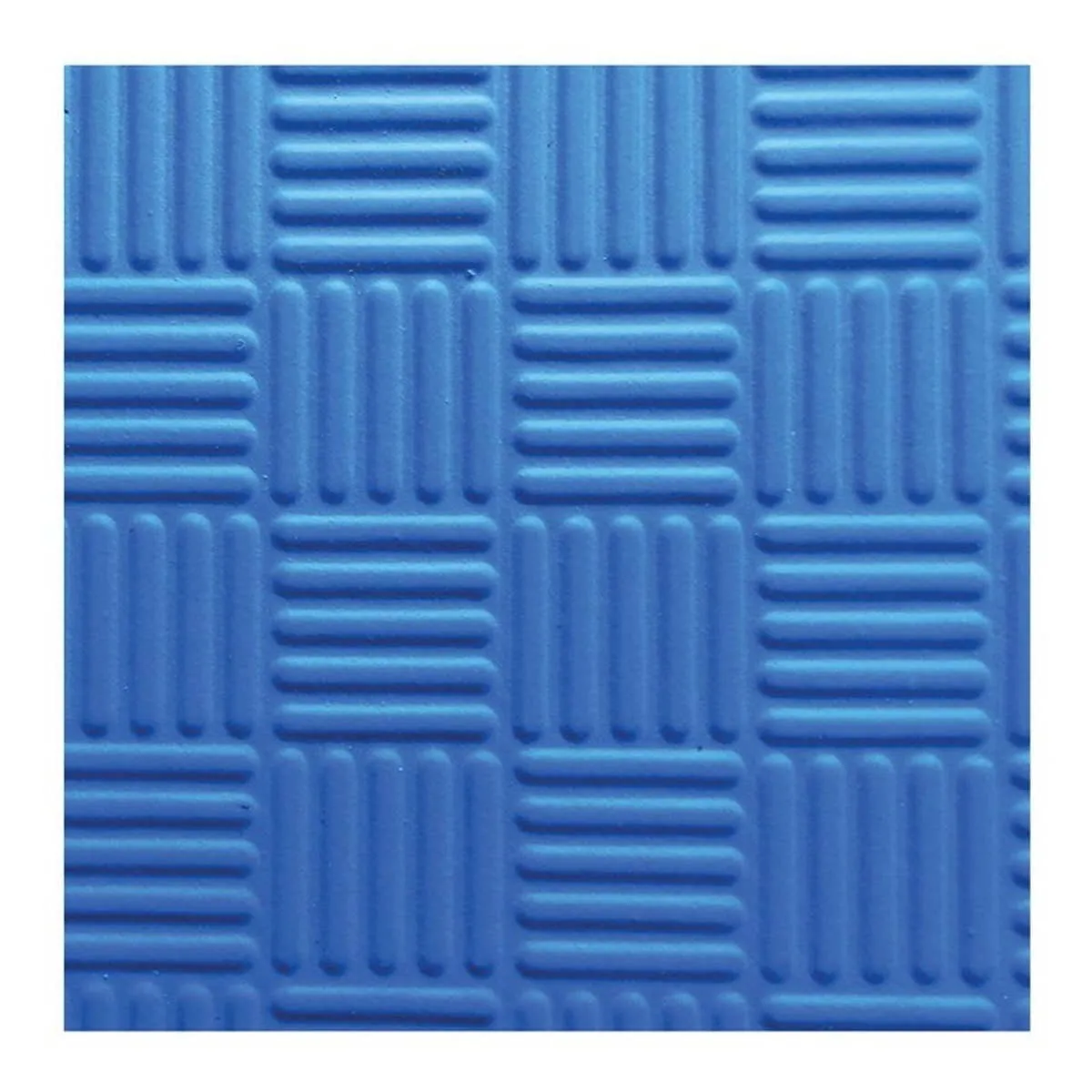 Matte Kampfsportmatte T20X blau/rot 100 cm x 100 cm x 2,1 cm