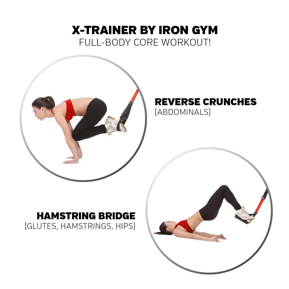 Iron Gym X-Trainer Beintraining Beispiel