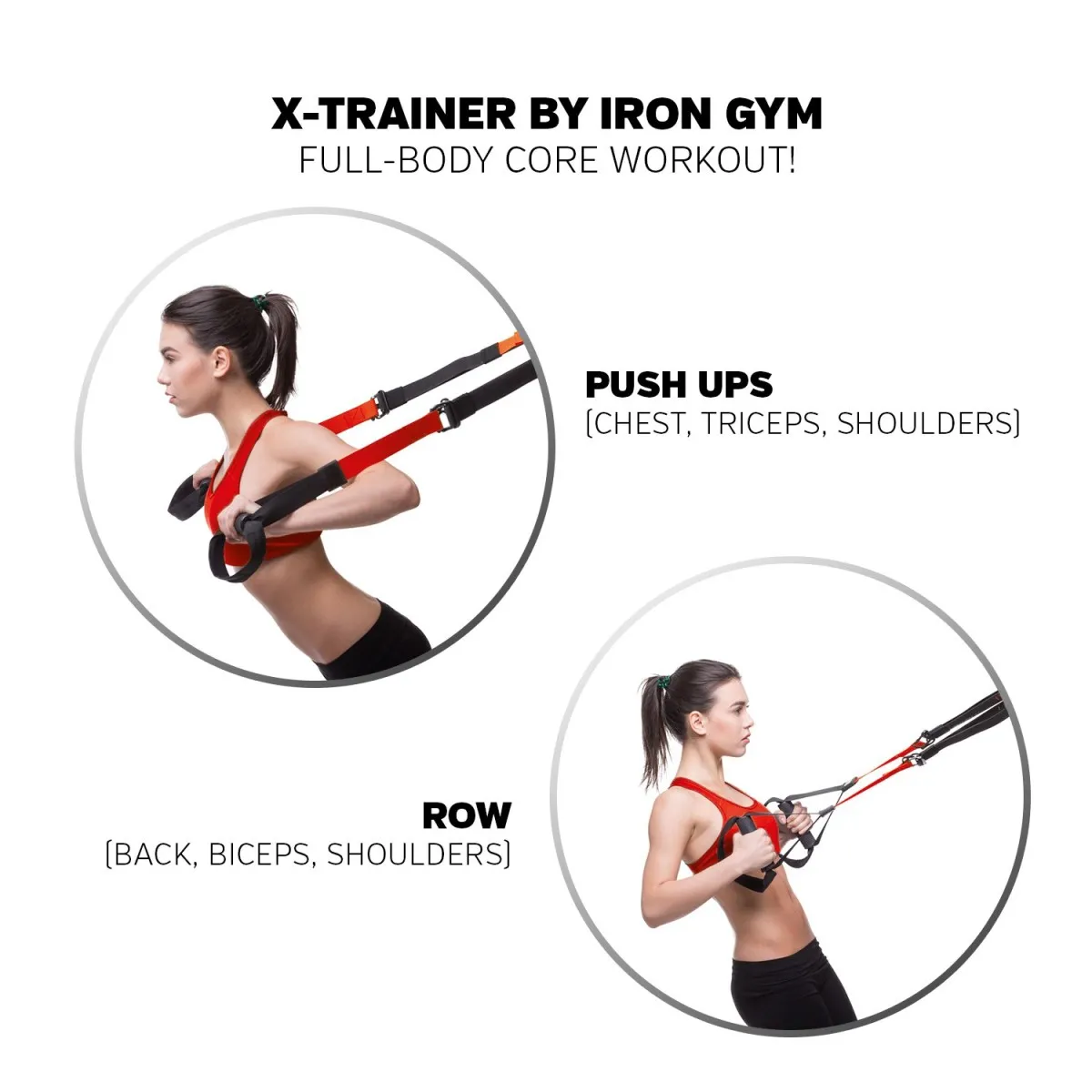 Iron Gym X-Trainer Armtraining Beispiel