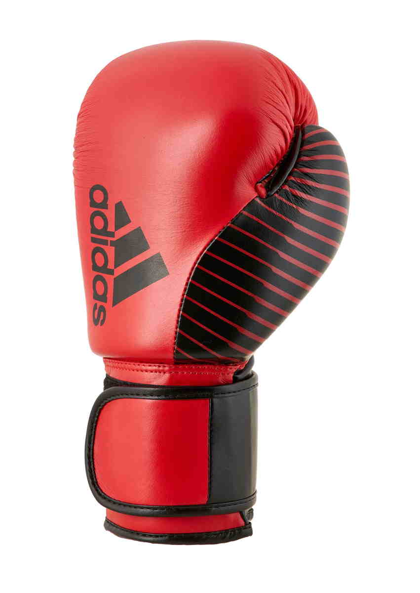 adidas Competition OZ rot|schwarz Boxhandschuhe Leder 10